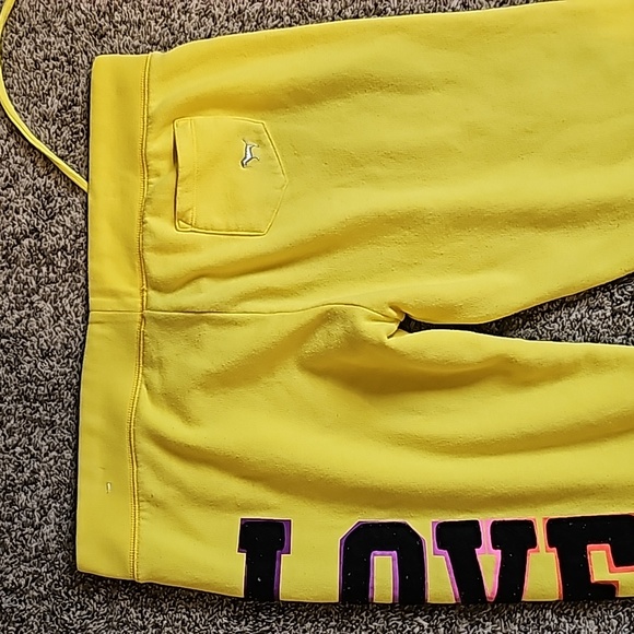 STUNNING VINTAGE VS PINK YELLOW TRACKPANTS - Picture 10 of 11